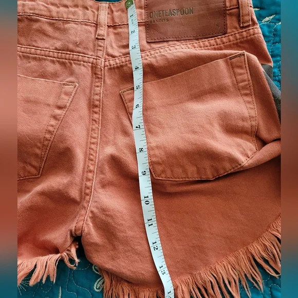 OneTeaspoon Burnt Jean Shorts -22 - Picture 9 of 9